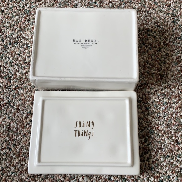 Rae Dunn Shiny Things jewelry box - Picture 3 of 3